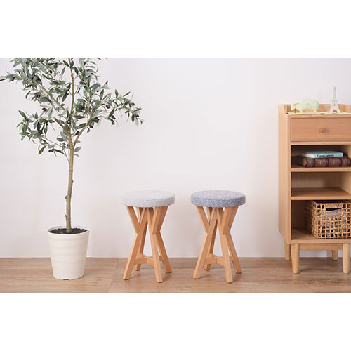 東谷 スツール グレー YST-41LGY [3]