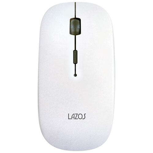 【ポイント5倍 ワンダフルデー 6月1日 0:00～23:59限定】【10個セット】リーダーメディアテクノ Bluetooth薄型マウス ホワイト L-BTM-WX10