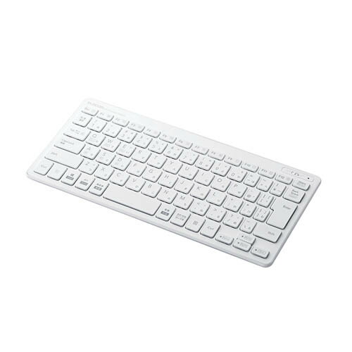 エレコム Bluetoothミニキーボード/パンタグラフ式/薄型/マルチOS対応/ホワイト TK-FBP100WH エレコム Bluetoothミニキーボード/パンタグラフ式/薄型/マルチOS対応/ホワイト TK-FBP100WH