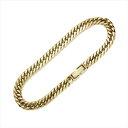 CrazyAngel 喜平ブレスレット 6面ダブル ブレスレット 20cm ステンレス メンズ ゴールド 金 チェーン ダブル クレイジーエンジェル 金属アレルギー 対応 ギフト 0021ca-984(4)