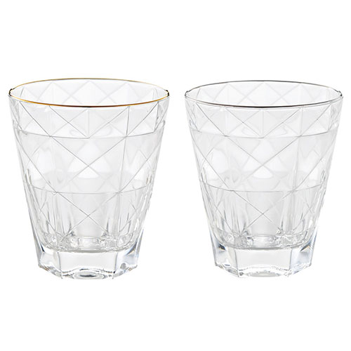 ヴェトリ キャレ ペアタンブラー (ゴールド&プラチナ) K20456016