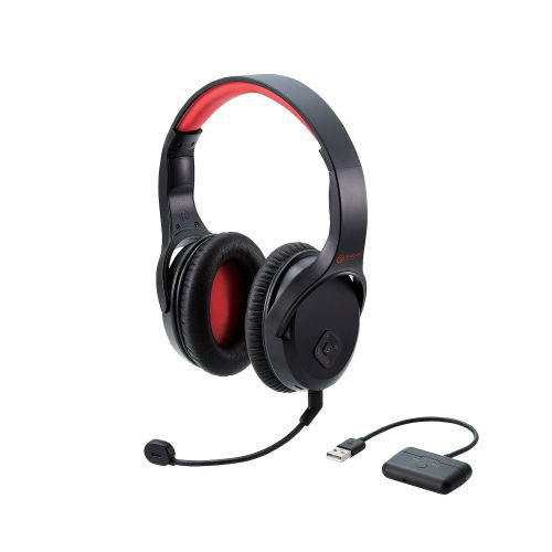 エレコム 2.4GHzワイヤレスステレオゲーミングヘッドセット ブラック HS-GMW70BK
