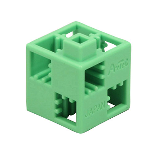 【24P×10セット】 ARTEC Artecブロック 基本四角 黄緑 ATC77746X10