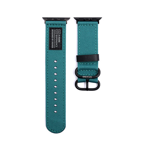 【ポイント5倍 ワンダフルデー 6月1日 0:00～23:59限定】araree SOFT WOVEN STRAP for Apple Watch 41/40/38mm グリーン AR25017AW