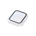 エレコム Apple Watch 40mm用フルカバーケース プレミアムゴリラガラス セラミックコート クリア AW-20SFCGOCCR(2)