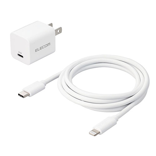 쥳 USB Power Delivery 20W ACŴ(C-Lightning֥°) 1.5m ۥ磻 MPA-ACLP04WH