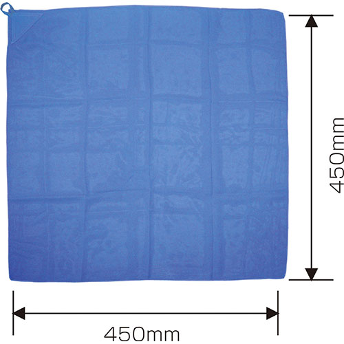 ARTEC ループ付カラースカーフ ミニ青 ATC2104