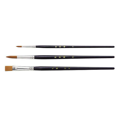 ARTEC 高級木軸デザイン筆 3本組 ATC10753
