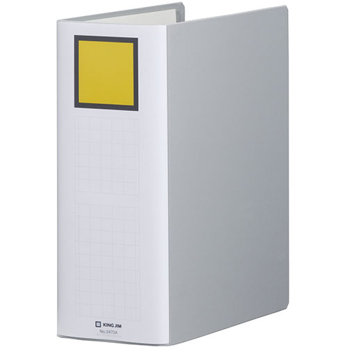 KING JIM キングジム キングファイルSDDE A4S グレー KJ-2470A-GY