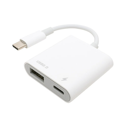 MCO 充電ポート搭載ホストアダプタ USB2.0 SAD-CH04/WH