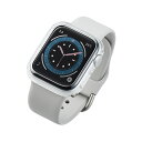 Apple Watchのスタイルを損ねず、傷、衝撃から本体側面を守り、ガラスフィルムを貼っていても装着可能な、Apple Watch SE、Series 6、5、4 [40mm]用ハードバンパーです。※Apple Watch Series 5 セラミックケースには対応しません。■Apple Watchのスタイルを損ねず、傷、衝撃から本体側面を守るApple Watch SE、Series 6、5、4 [40mm]用ハードバンパーです。 ■※Apple Watch Series 5 セラミックケースには対応しません。 ■フレーム部は凸形状で周辺を囲むことにより、液晶部への不意の接触を保護し傷やダメージを防ぎます。 ■全面保護フィルムや、ガラスフィルムなど、厚みのあるフィルムを貼っていても装着可能です。※エレコム製フィルムのみ保証いたします。 ■薄くて軽く強じんなポリカーボネート素材を使い、側面部を覆うように保護します。 ■ケースをApple Watchに装着したままで液晶画面の確認、本体の操作、各種ボタン操作、純正の磁気充電ケーブルへの設置が可能です。■対応機種:Apple Watch SE、Series 6、5、4 [40mm] ■セット内容:バンパー×1 ■材質:ポリカーボネート ■カラー:クリア