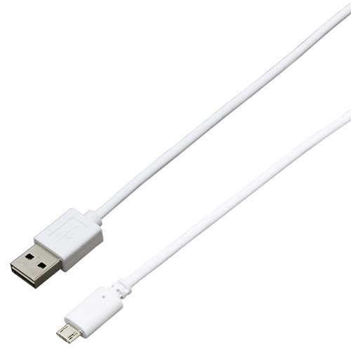 BAUT microUSBP[u 2A 0.5m WH BUSMR050WHL