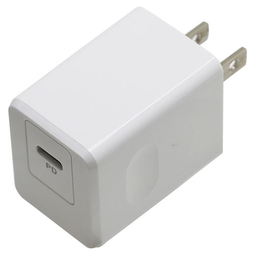 BAUT PD対応Type-CポートAC充電器18W BAC1CPD18SW
