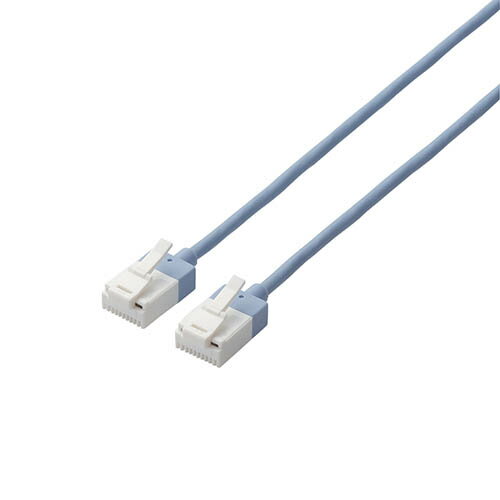 エレコム LANケーブル/CAT6A/スーパースリム/爪折れ防止/7.0m/ブルー LD-GPASST/BU70 エレコム LANケーブル/CAT6A/スーパースリム/爪折れ防止/7.0m/ブルー LD-GPASST/BU70