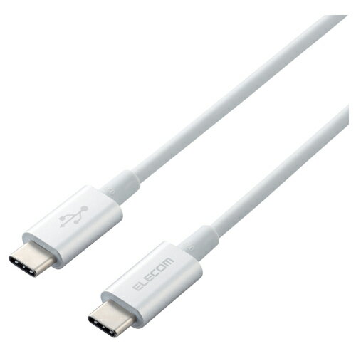 MPA-CCPS20PNSV スマホ・タブレット 用 USBケーブル USB2.0 ケーブル TypeC-TypeC USB パワーデリバリー対応、耐久仕様 タイプC Power Delivery対応 認証品 2.0m シルバー