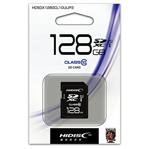 HIDISC Ķ®SDXC 128GB CLASS10 UHS-I б HDSDX128GCL10UIJP3