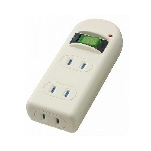 YAZAWA 雷ガード・耐トラ付省エネタップ Y02FUBKS310WH