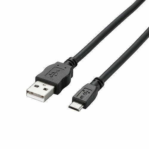 ポイント5倍 エレコム 2A対応MicroUSB(AMicroB)ケーブル TB-AMB2A08BK