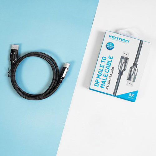 VENTION DP Male to Maleケーブル 8K対応 1.5m Black HC-2816