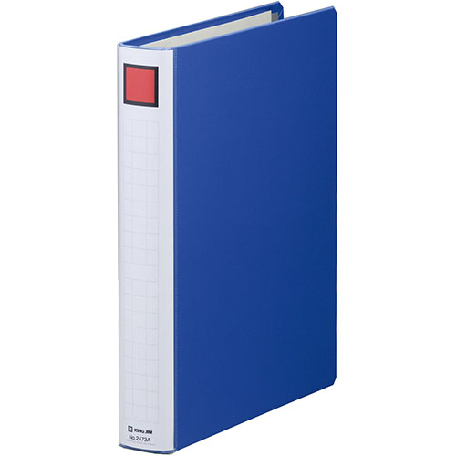 【5個セット】 KING JIM キングジム キングファイルSD 脱着E A4S 青 KJ-2473A-BLX5