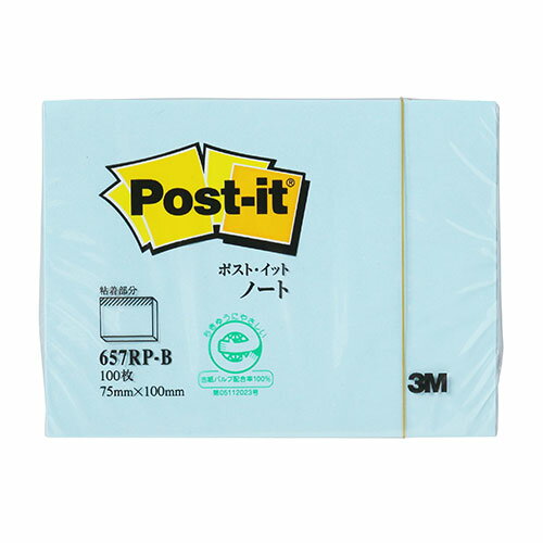 10ĥåȡ 3M Post-it ݥȥå  Ρ ֥롼 3M-657RP-BX10