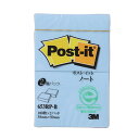 ポイント5倍 【20個セット】 3M Post-it ポストイット 再生紙 ノート ブルー 3M-653RP-BX20 送料無料