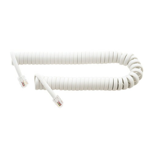 【10個セット】 MCO 受話器用カールコード 0.3m クロス結線 白 DC-J403/WHX10 【10個セット】 MCO 受話器用カールコード 0.3m クロス結線 白 DC-J403/WHX10
