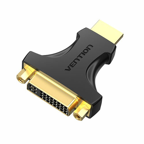 HDMI Male to DVI (24+5) Female アダプター普段使っているパソコンやAV機器がHDMIに対応していなくても、接続することで、画像や映像を見ることができる便利な製品です。 劣化することもなく、信号を転送することができます。 制御信号も送ることができるので、複数の機器を操作することも可能です。互換性:ラップトップ、デスクトップ、PC、PS3、PS4、TVボックス、ブルーレイ、Xbox 360、Xbox One、Roku、Apple TV、プレイステーション3/4、Wii UなどのHDMIポートを持つサポートデバイス。ディスプレイ、モニター、プロジェクターなどのDVIポートを持つデバイスをサポート。 【HDMI DVI 変換】 複数のデバイスと互換性があります。(デュアルDVIからHDMIへのサポート) HDMI端子を持つパソコン等とDVI端子を持つ液晶モニター等の接続を可能にして、大画面でハイビジョンの動画やゲーム等を簡単に映すことができます。ホームシアター、会議室、教室等の場合で活躍しています。 【双方向伝送】 HDMIからDVI、DVIからHDMI信号を双方向伝送可能する為、お手元のDVI 端子が搭載する機器(例:ラップトップ/デスクトップ)からHDMI 端子が搭載するAV受信機、HDTV 、ディスプレイ等への信号伝送も可能です。 また、DVI-I(24 +1)とDVI-D(24+5)コネクター搭載の設備に適用です。 【最大1080Pのサポート解像度対応】 鮮明な画像、鮮やかな色、改善されたディテールでフルHD1080Pまでの解像度に対応しています。 DVI端子を持つ液晶モニターと接続して、送信に十分な帯域幅を提供しながら、ハイビジョンな動画やゲームをお楽しみいただけます。【耐久性と耐食性】24K金メッキ金属コネクタ(耐食性)または無酸素銅線により、最高の信号転送または最大の信号保証が保証されます。同時に、信号の歪みと伝送損失を減らすことができます。ブランド : VENTION インターフェース技術 : 金メッキ 解像度 : 1080P/60Hz シェル : PVC 色 : ブラック インターフェース : HDMIオス、DVI(24+5)メス パッケージ : PE袋 保証期間 : 1年間 生産国 : 中国HDMI Male to DVI (24+5) Female アダプター