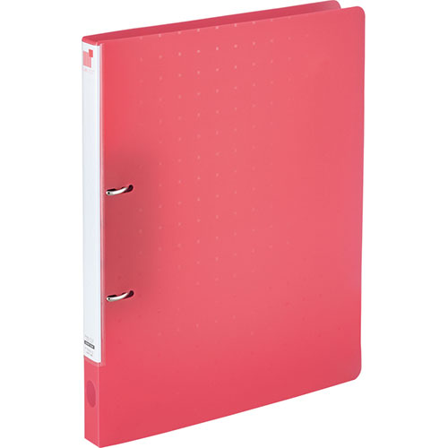 LIHIT LAB. ツイストリングファイル スマートスリム A4 ピンク F-7005-12-PK