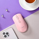 ビジネスハーモニー EGRET SweetiE おしゃれ且つ高機能の充電式ワイヤレスマウス いちごオレ EM23-S3
