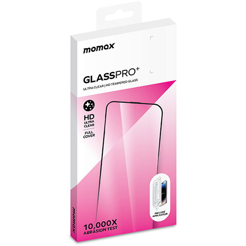 MOMAX [}bNX GlassPro+ KXtB@for iPhone 15 Plus NA MM25547i15PL