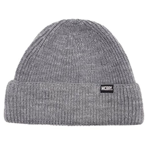 MACK BARRY マクバリー 【BEANIE(ビーニー)】 MCBRY SPAN BEANIE グレー MCBRY73451