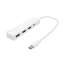 MCO USB PD100W充電対応 USB2.0ハブ ホワイト USH-CA20P/WH(2)