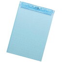 【5個セット】 LIHIT LAB. AQUA DROPs 超薄型クリップボード A4 青 A-5067-8-BLX5
