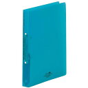 【10個セット】 LIHIT LAB. リングファイル・ツイストリングA4S 青緑 F-5005-28-BGX10