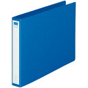 【5個セット】 LIHIT LAB. リングファイル A4E 2穴 藍 F-833-NVX5