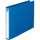 【5個セット】 LIHIT LAB. リングファイル B4E 2穴 藍 F-834-NVX5