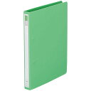 【10個セット】 LIHIT LAB. P.P.リングファイル B5S 2穴 黄緑 F-862-5-YGX10