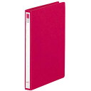 【10個セット】 LIHIT LAB. Avanti リングファイル A4S 2穴 赤 F-867U-3-RDX10