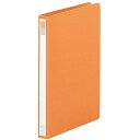 【10個セット】 LIHIT LAB. Avanti リングファイル A4S 2穴 橙 F-867U-4-ORX10