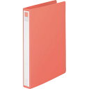 【5個セット】 LIHIT LAB. P.P.リングファイル A4S 2穴 桃 F-877-2-PKX5