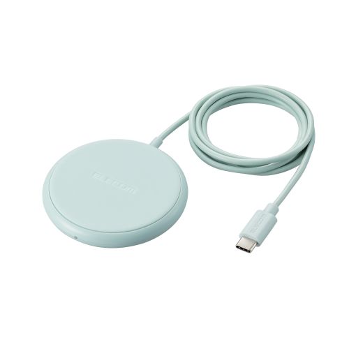 【3個セット】 エレコム ケーブル一体型 Qi規格対応ワイヤレス充電器 5W・卓上・1m W-QA25GNX3