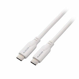 エレコム USB 10Gbpsケーブル(USB Type-C - USB Type-C/100W対応) 0.5m ホワイト MPA-CC1G05WH