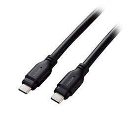 GR USB 10GbpsP[u(USB Type-C - USB Type-C/100WΉ) 1.5m ubN MPA-CC1G15BK