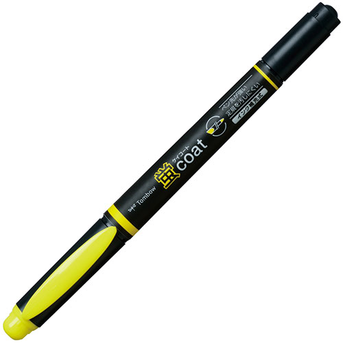 トンボ鉛筆 蛍光マーカー 蛍コート きいろ 1本 Tombow-WA-TC91