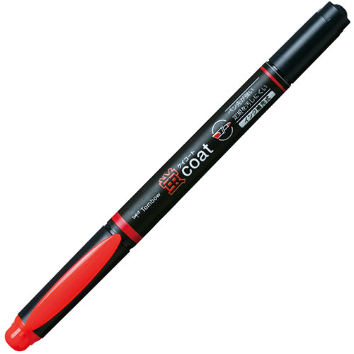 トンボ鉛筆 蛍光マーカー 蛍コート あか 1本 Tombow-WA-TC94