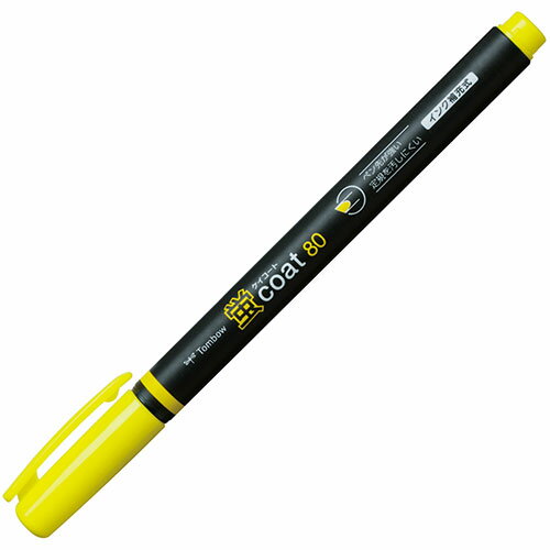 トンボ鉛筆 蛍光マーカー 蛍コート80 きいろ 1本 Tombow-WA-SC91