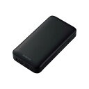 エレコム モバイルバッテリー 20000mAh 入出力( Type-C ×1) ブラック DE-C50L-20000BK