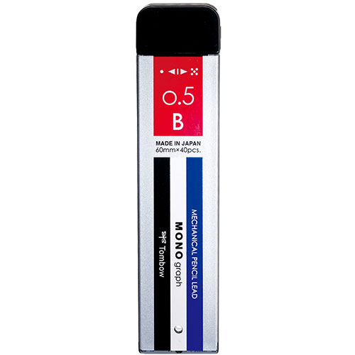 トンボ鉛筆 シャープ芯 モノグラフ 0.5 B モノカラー Tombow-R5-MGB01