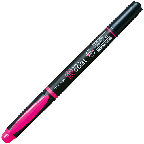 【20本セット】 トンボ鉛筆 蛍光マーカー 蛍コート ももいろ Tombow-WA-TC90X20